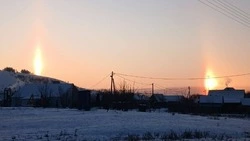 Белгородцы стали очевидцами редкого гало в понедельник утром