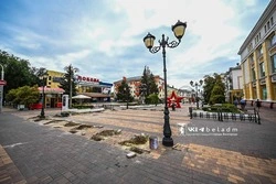 В Белгороде началось благоустройство территории в районе кинотеатра «Победа»