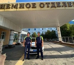 В Белгороде сотрудники ДПС помогли роженице из оперативно добраться в роддом