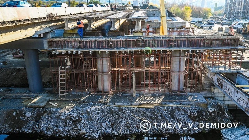 Ремонт моста на Чумичова в Белгороде вступает в финальную фазу