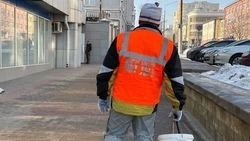 В Белгороде продолжается весенняя уборка улиц 