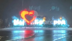 «Скоро будет как СаРАТОВе»: в надписи «Мы любим Белгород» перегорели три буквы 