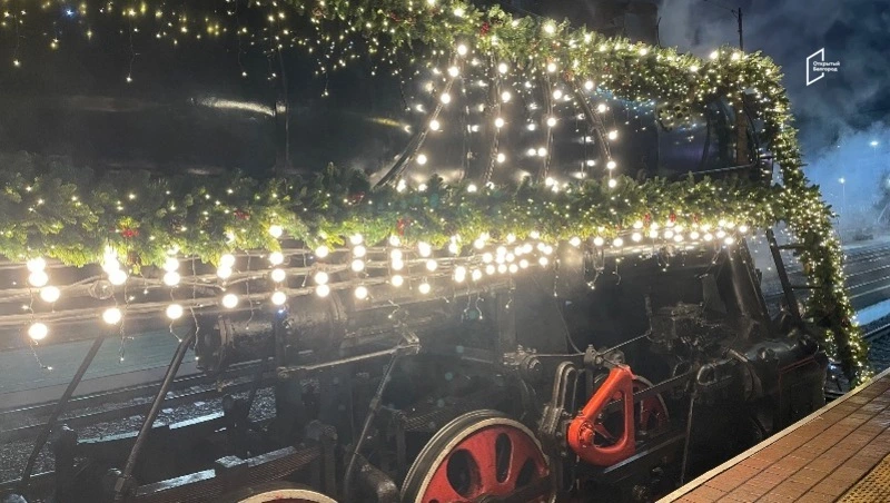 Дед Мороз приехал в Белгород на волшебном поезде