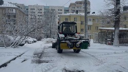 Почти 15 сантиметров снега выпало за день в Белгороде