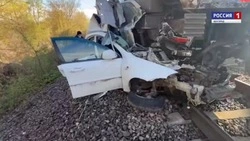 В УМВД прокомментировали страшную аварию в с электропоездом под Белгородом