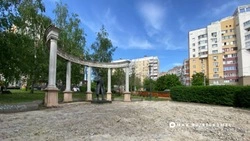 В Белгороде началось благоустройство Есенинского сквера