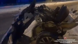 Водитель иномарки погиб после лобового столкновения с грузовиком в Белгородской области