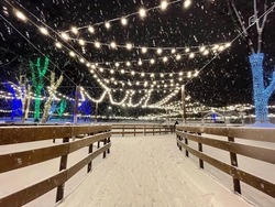 Ледовые дорожки в Центральном парке и каток на улице Есенина в Белгороде закрыли из-за потепления