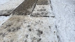 Белгородка лишилась зубов из-за обледеневших тротуаров