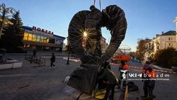 В Белгороде начали устанавливать мемориал в память о погибших в городе 30 декабря