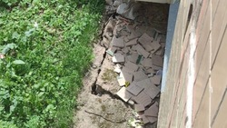 На улице 5 Августа в Белгороде провалился фундамент многоэтажки