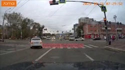 Чуть не угодившая под колёса ДПС белгородка заплатит штраф в 500 рублей