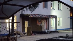 Мозаичное полотно на здании детского сада в Белгороде демонтируют