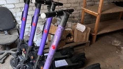 Белгородец украл четыре электросамоката, чтобы сделать из них мангал