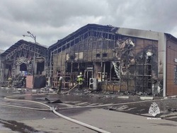 Пожарные локализовали возгорание в торговом центре под Белгородом