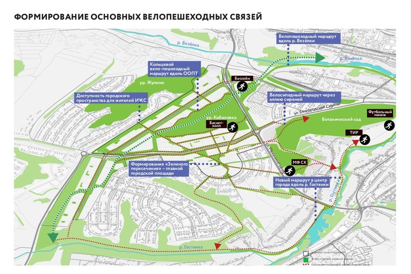 Карта юго западный белгород